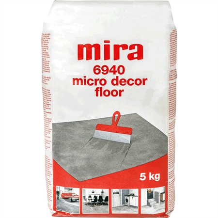 Mira 6940 Micro Decor Microcement Gulv 5 kg - Grey